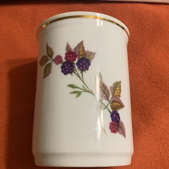 Royal Worcester Everham Utensil Jar Made in England - Picture 8 of 8